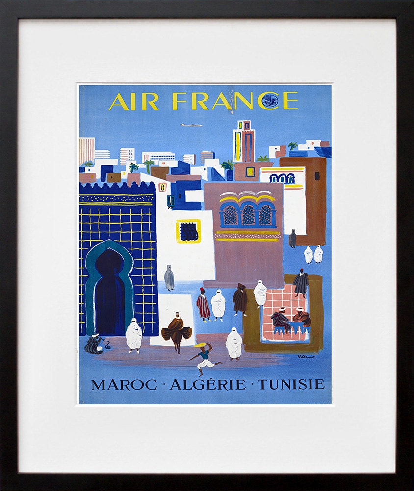 Morocco Travel Art Poster Africa Print Home Decor (XR201)