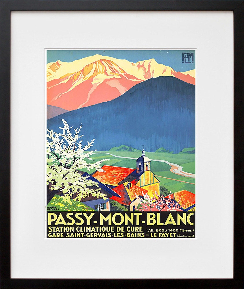 French Travel Art Poster Print France Home Decor (XR184)