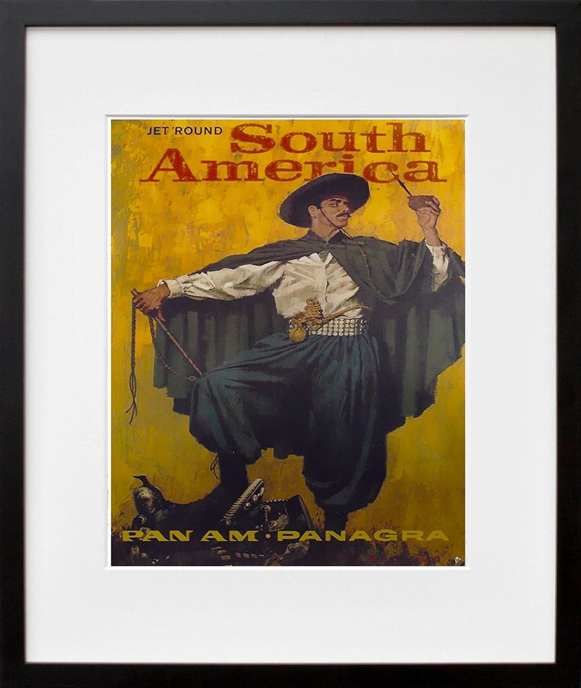 South America Travel Poster Art Print Home Decor (XR152)