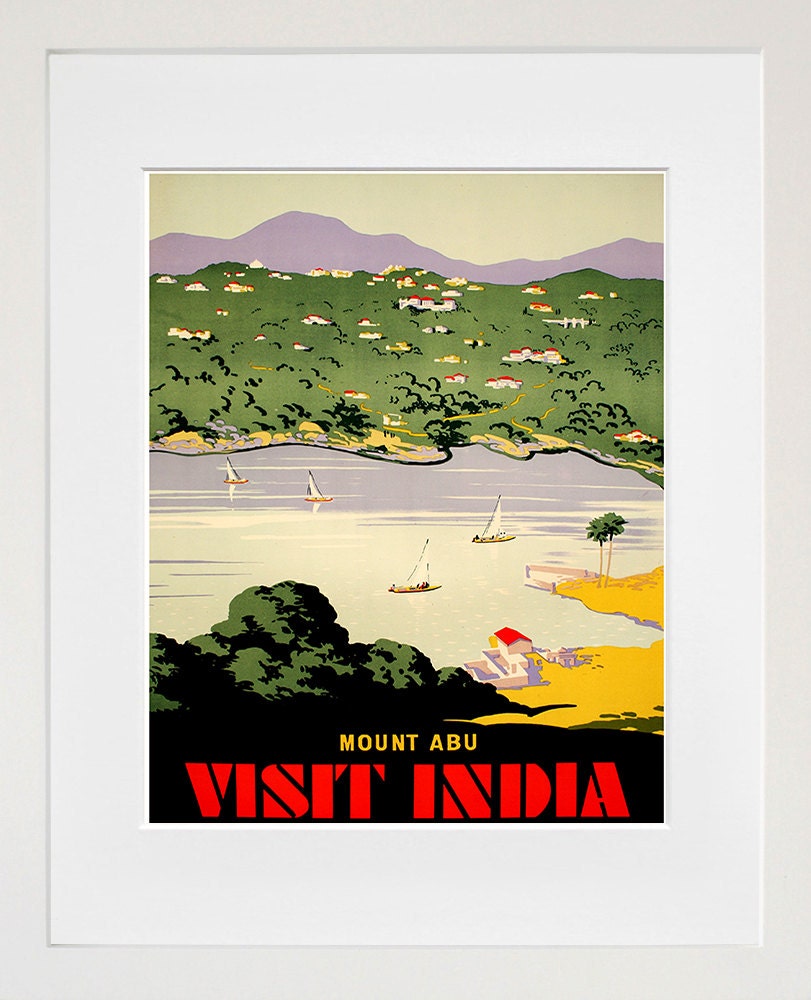 India Travel Poster Indian Wall Art Print Home Decor (ZT606)