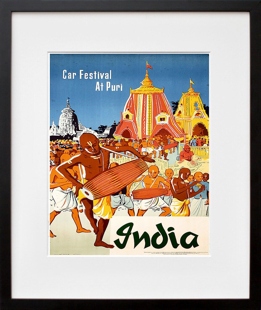 India Travel Poster Indian Wall Art Print Home Decor (ZT613)