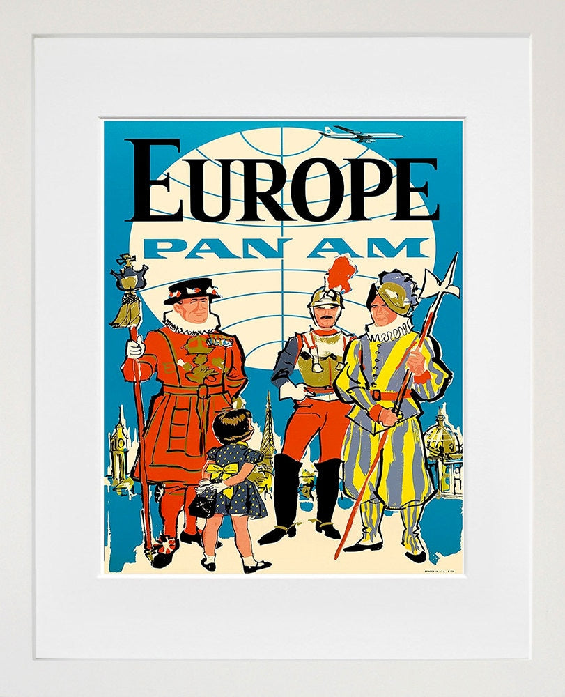 Europe Travel Poster European Wall Art Print Home Decor (ZT635)