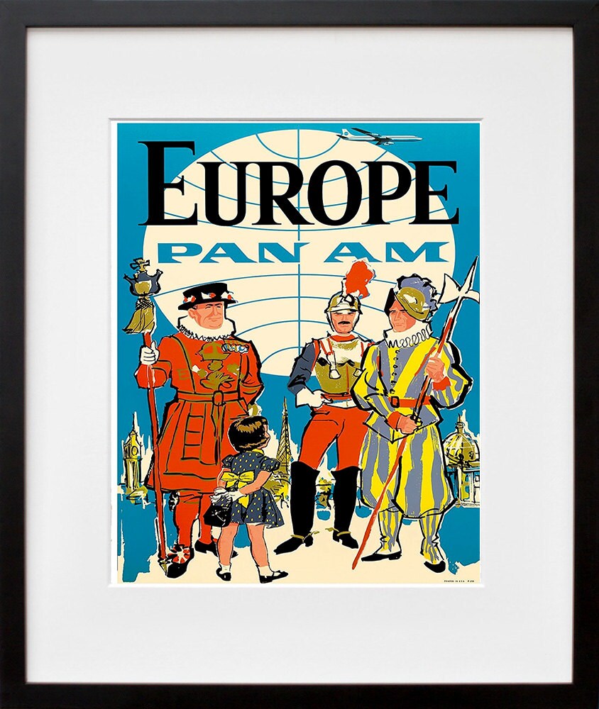Europe Travel Poster European Wall Art Print Home Decor (ZT635)