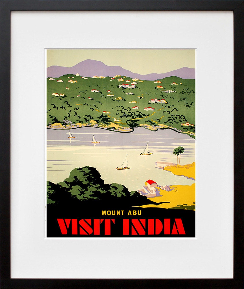 India Travel Poster Indian Wall Art Print Home Decor (ZT606)