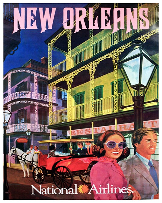 New Orleans Travel Poster Wall Art Print Home Decor (ZT608)