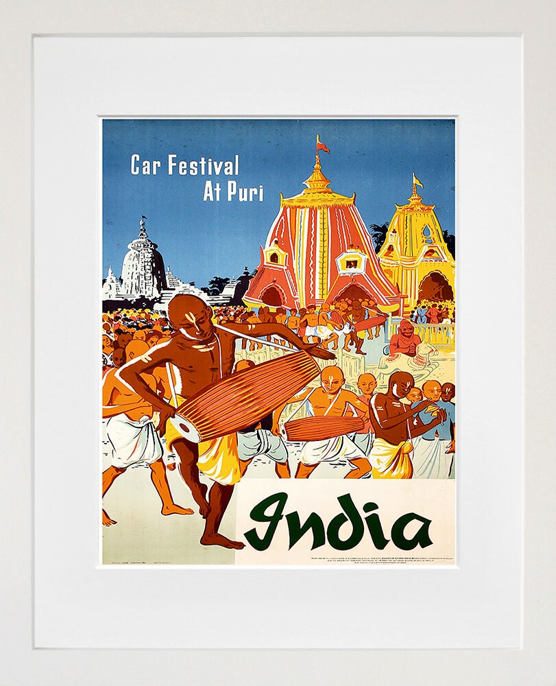 India Travel Poster Indian Wall Art Print Home Decor (ZT613)