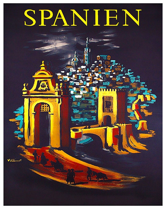 Spain Wall Art Spanish Print Travel Poster Home Decor (ZT645)
