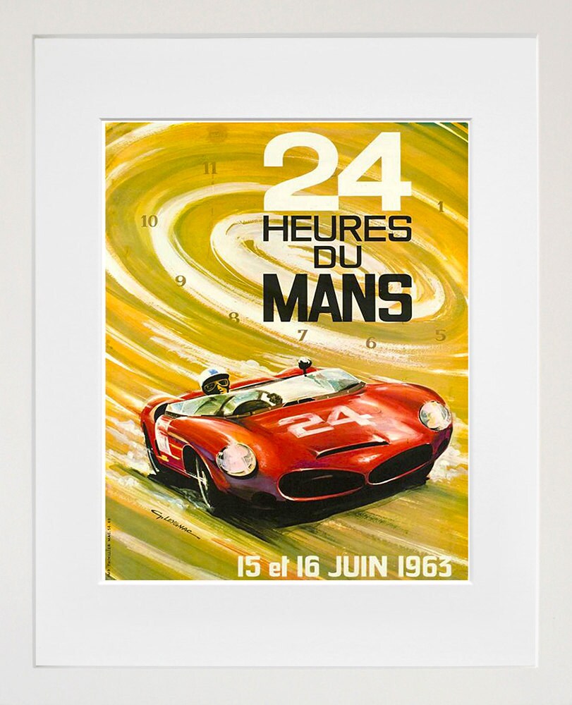 Auto Racing Retro Poster Travel Art Home Decor Print (zt642)