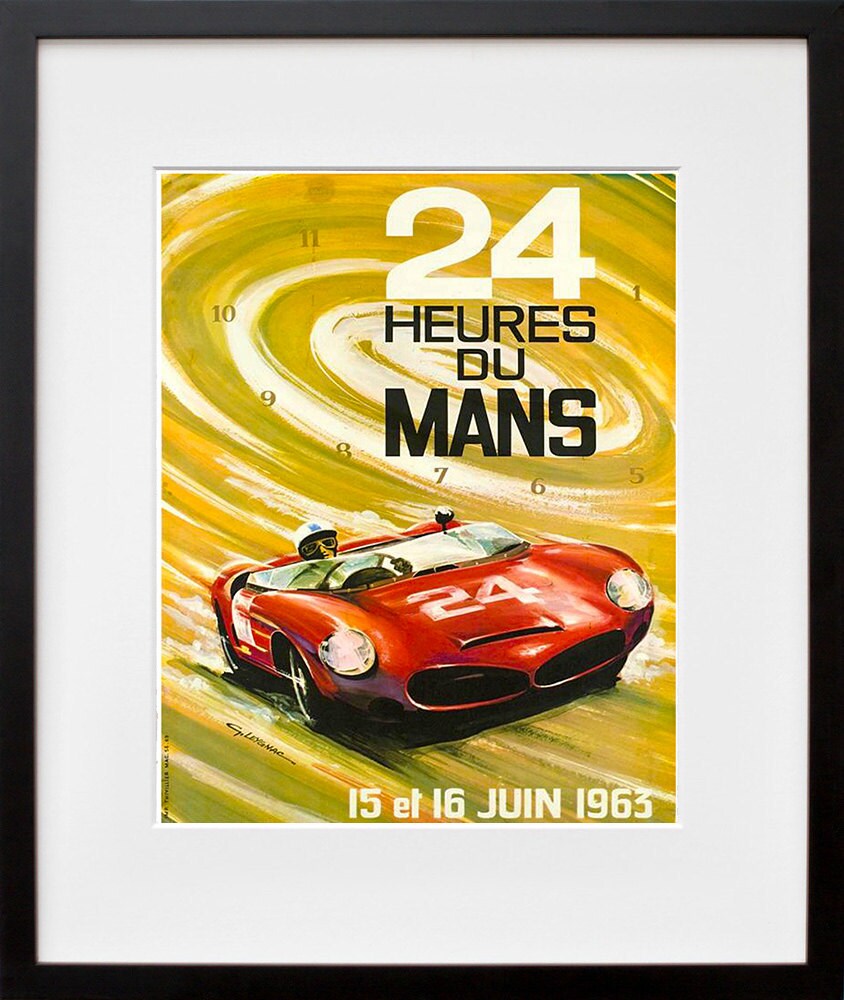 Auto Racing Retro Poster Travel Art Home Decor Print (zt642)