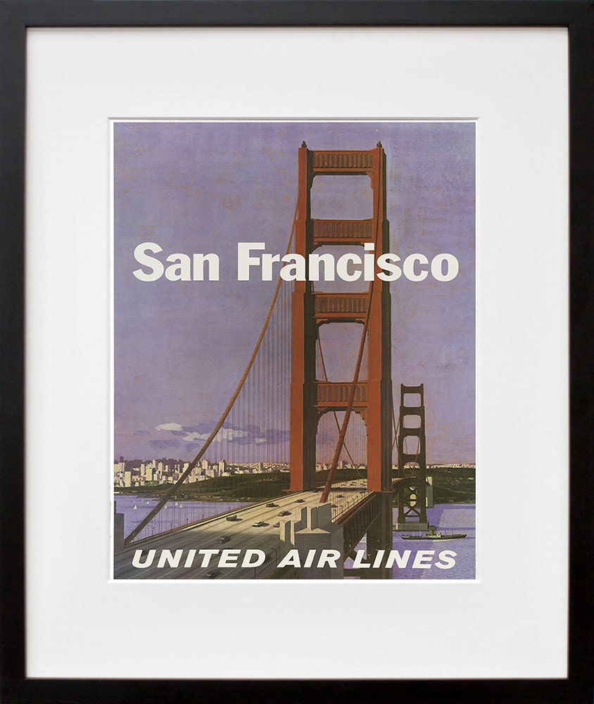 San Francisco Retro Poster Travel Art Home Decor Print (zt586)