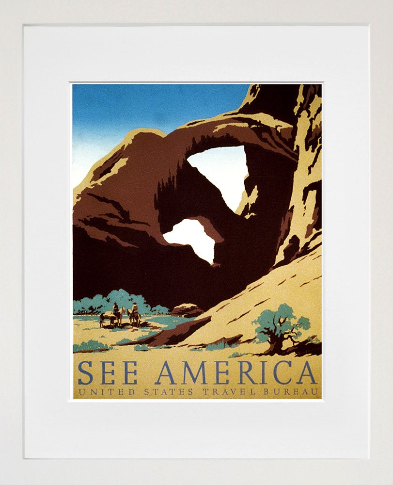 See America Retro Poster Travel Art American Home Decor Print (zt592)