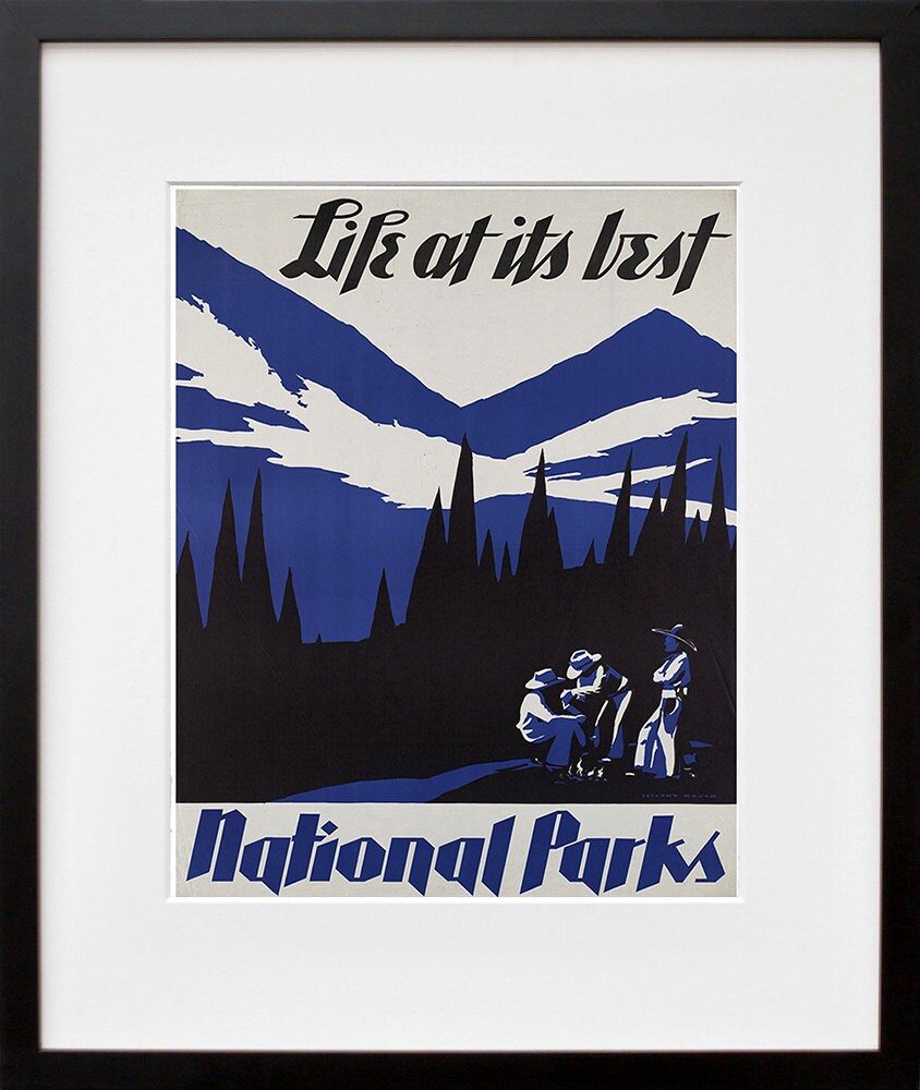 Retro Decor National Parks Art Travel Poster Wall Art Print (ZT688)