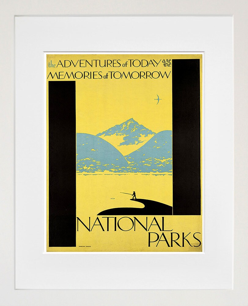 Retro Nature Decor National Parks Art Travel Poster Wall Art Print (ZT687)