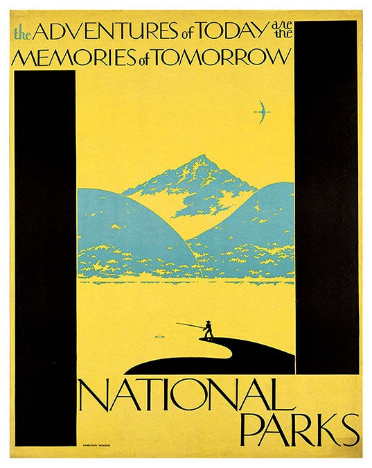 Retro Nature Decor National Parks Art Travel Poster Wall Art Print (ZT687)