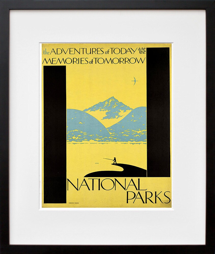 Retro Nature Decor National Parks Art Travel Poster Wall Art Print (ZT687)