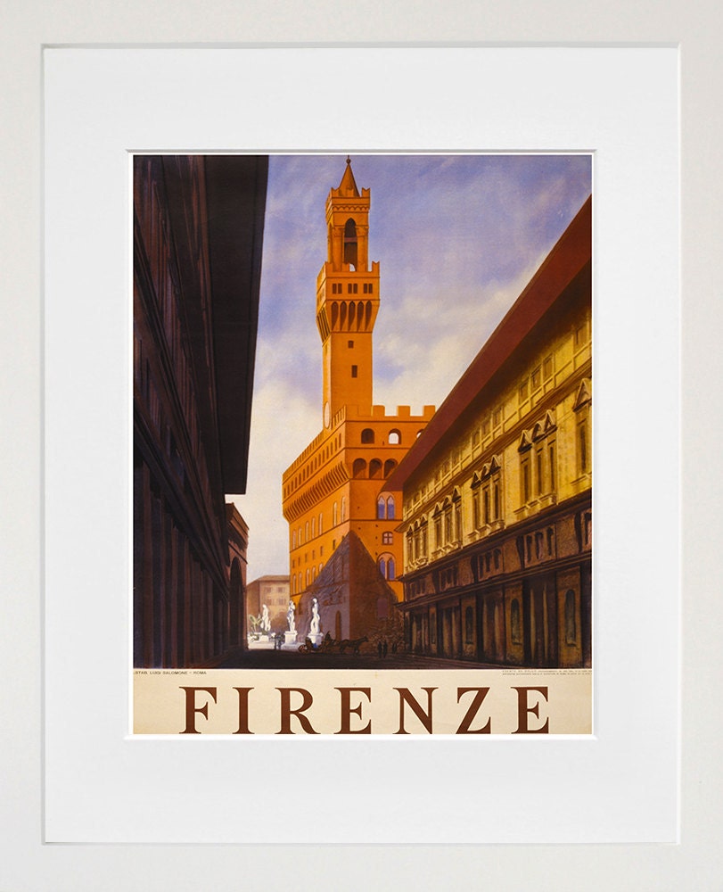 Retro Poster Italy Decor Italian Art Travel Poster Wall Art Print (ZT685)