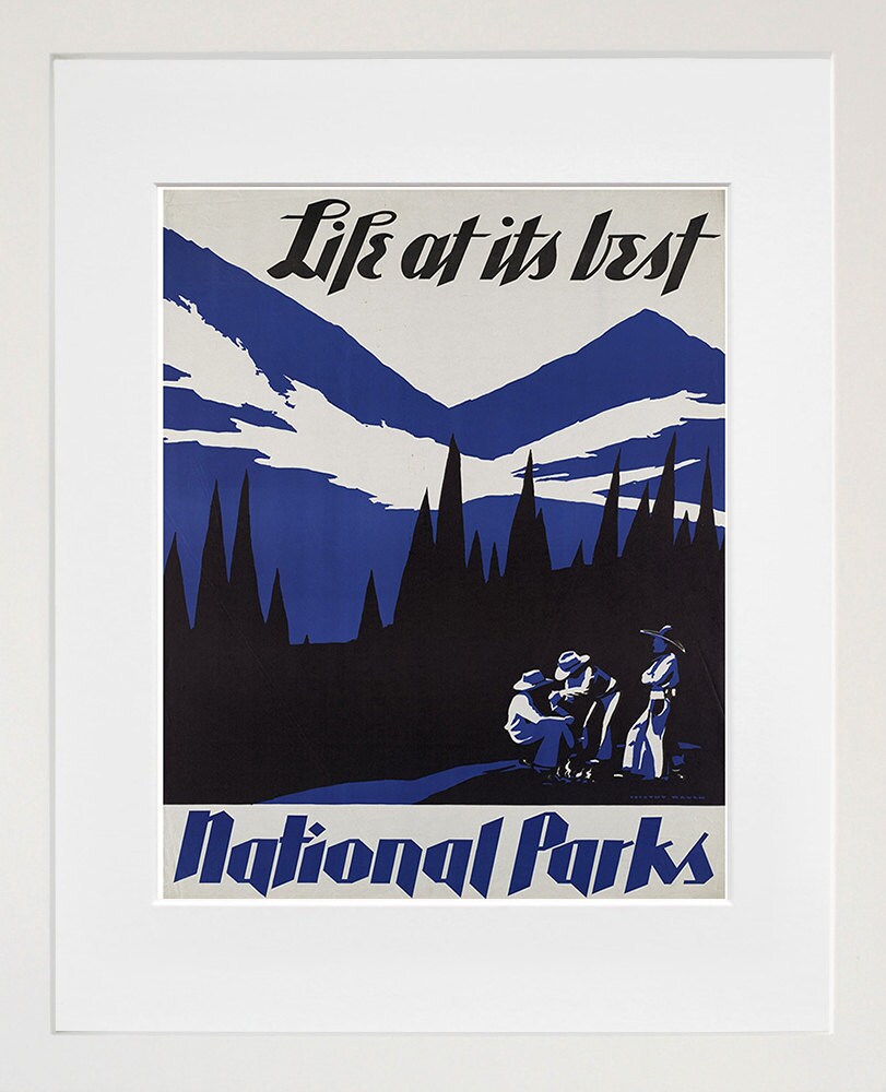 Retro Decor National Parks Art Travel Poster Wall Art Print (ZT688)
