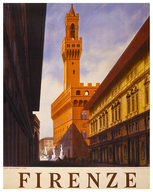 Retro Poster Italy Decor Italian Art Travel Poster Wall Art Print (ZT685)