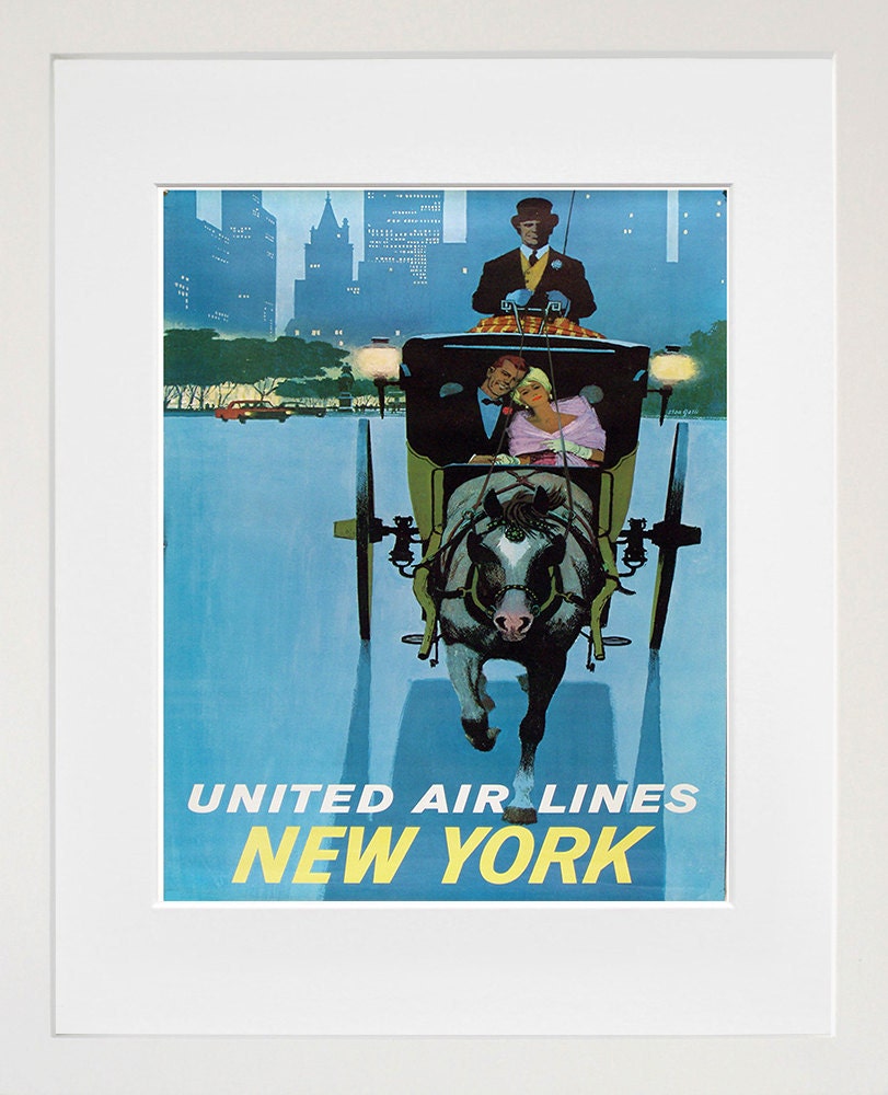New York Travel Decor America Art Poster Retro Print (XR154)