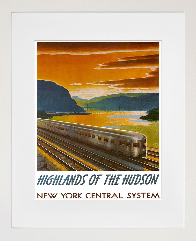 Train Decor Locomotive Art Travel Poster Retro Print (XR156)