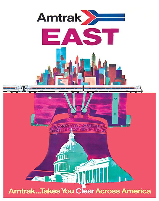 Amtrak Travel Poster