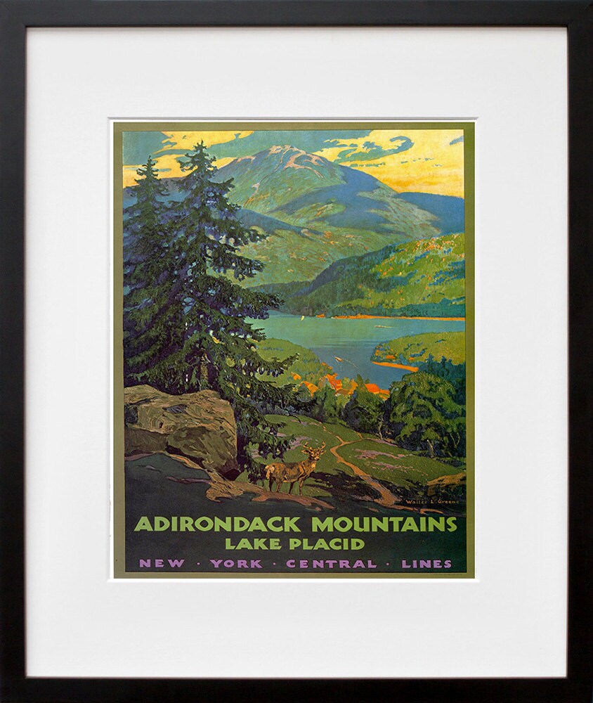 Adirondack Travel Poster