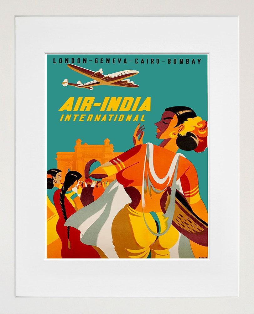 India Retro Poster Indian Art Travel Poster Wall Art Print (XR169)