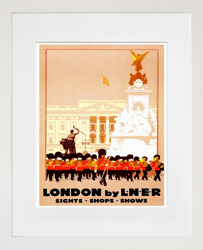 London Art Retro Poster Art Travel Poster Wall Art Print (ZT508)