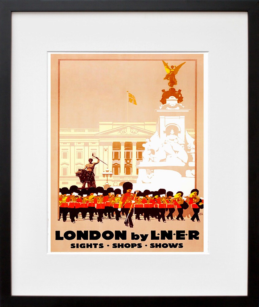 London Art Retro Poster Art Travel Poster Wall Art Print (ZT508)