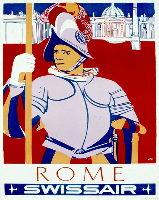 Rome Art Retro Poster Art Italy Travel Poster Wall Art Print (ZT519)