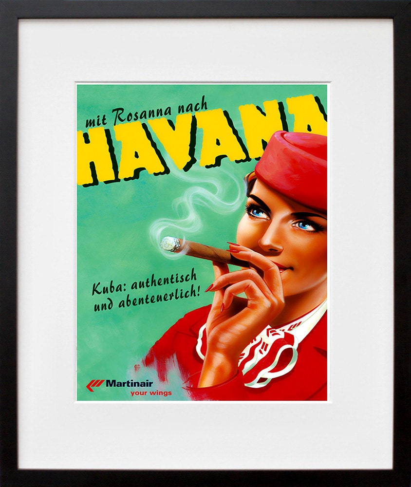 Havana Cuba Travel Poster Home Decor Wall Art Print (ZT501)