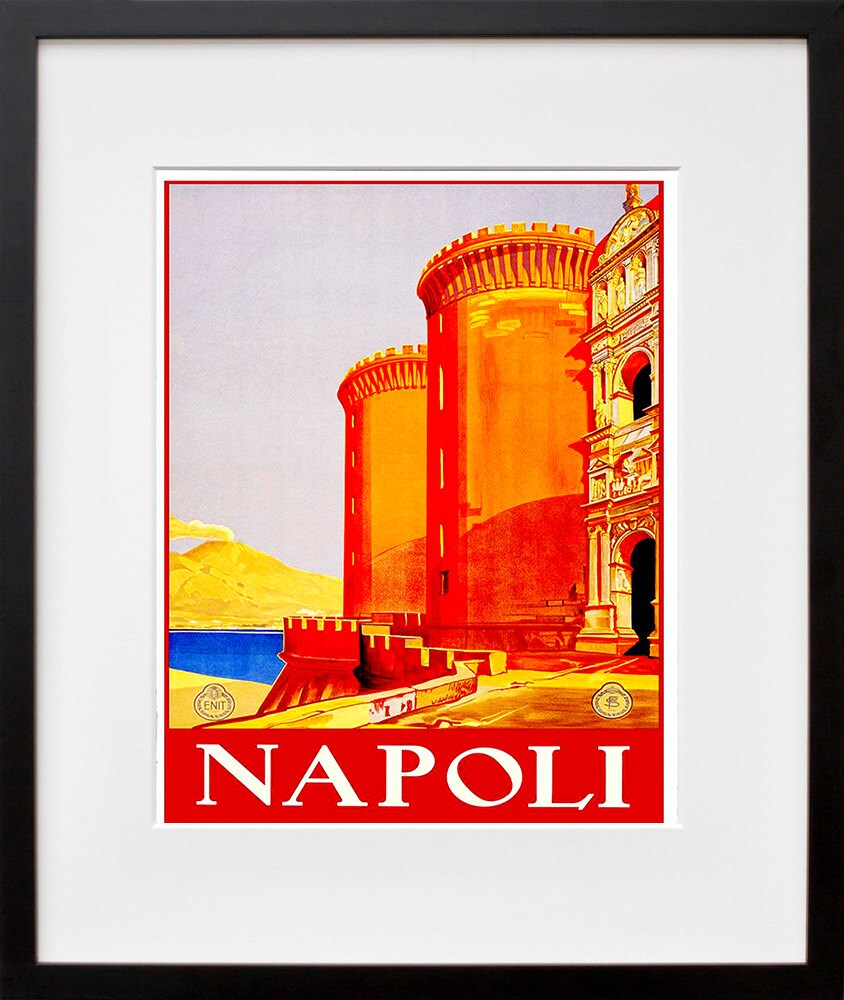Napoli Italy Travel Poster Home Decor Italian Wall Art Print (ZT528)