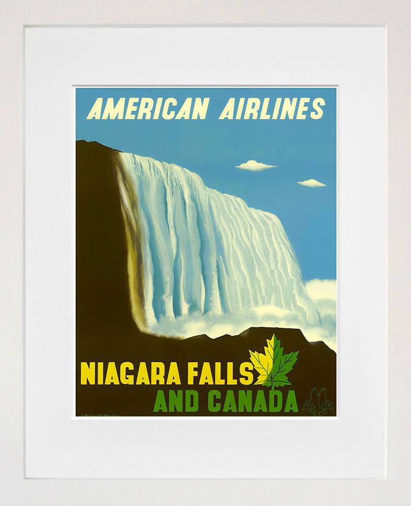 Niagara Falls Art Wall Decor Retro Canada Travel Poster  (ZT516)
