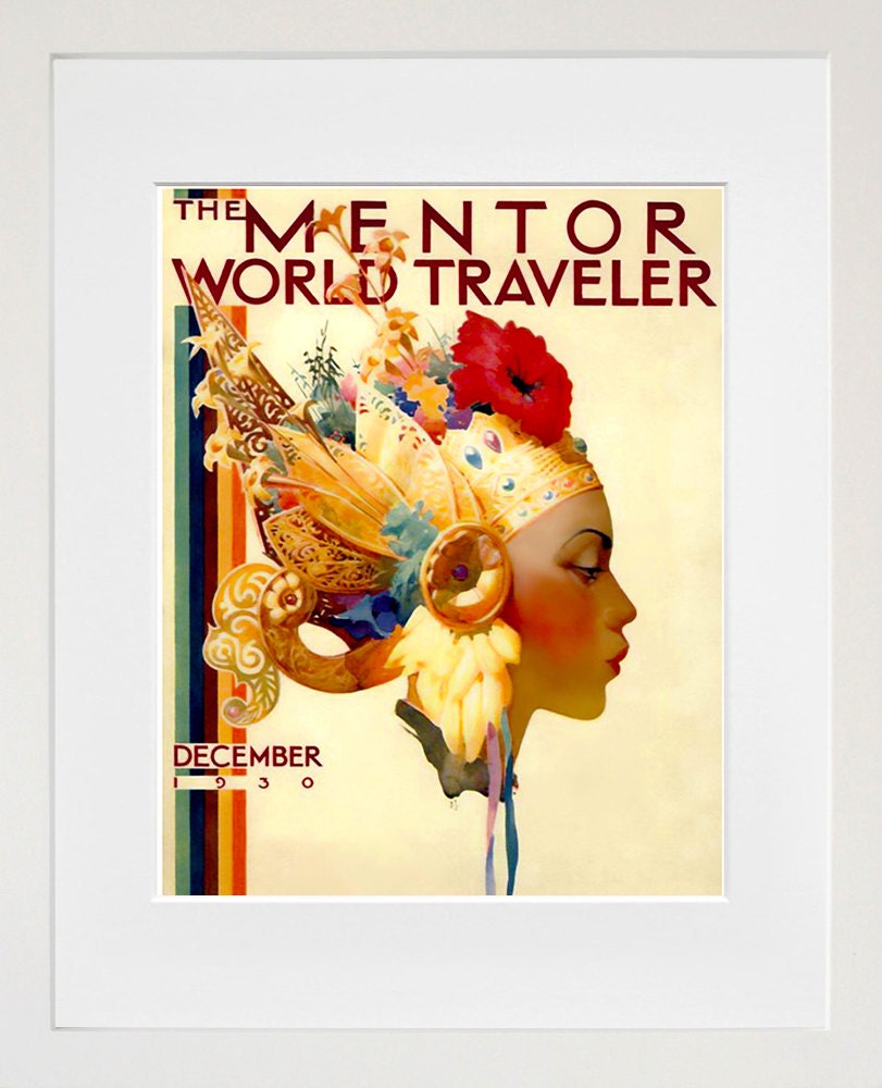 Vintage Travel Poster World Travel Wall Art Print (ZT640)
