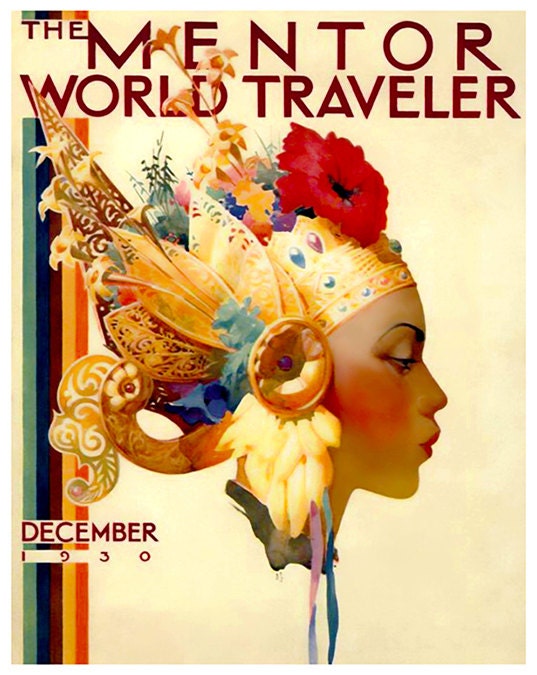 Vintage Travel Poster World Travel Wall Art Print (ZT640)