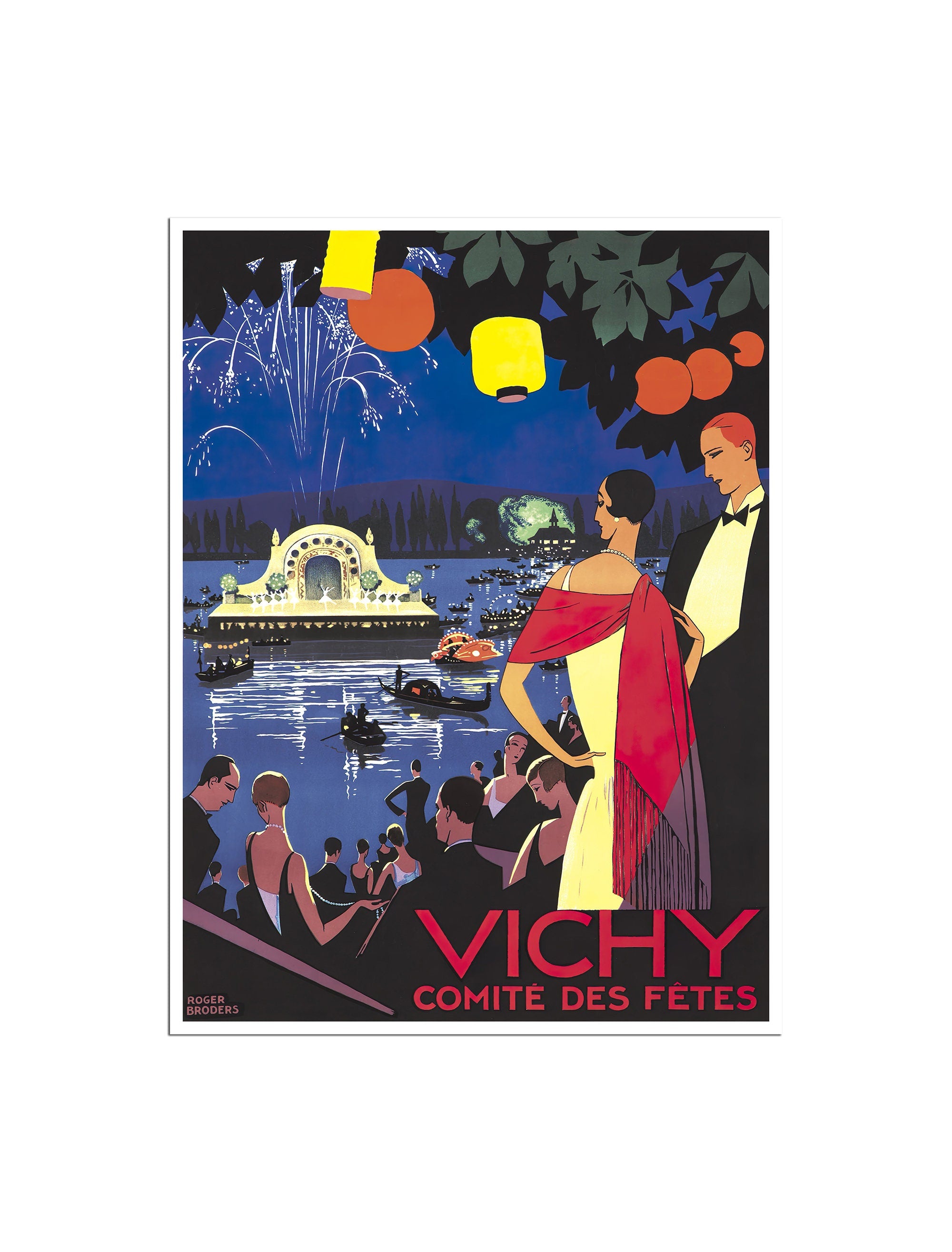 Vichy Travel Poster French Art Fance Print Home Decor (XR4380)