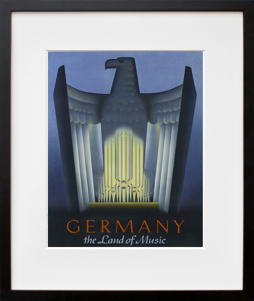 German Art Sign Germany Travel Poster Print (XR398)