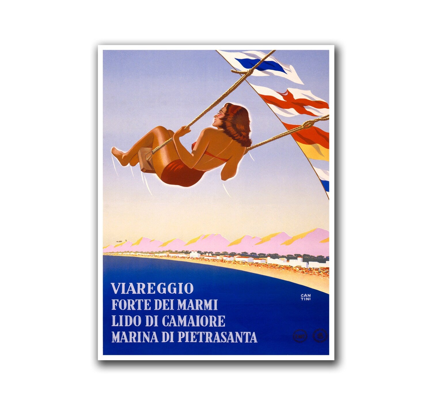 Para Sailing Print Sports Poster Wall Art (H251)