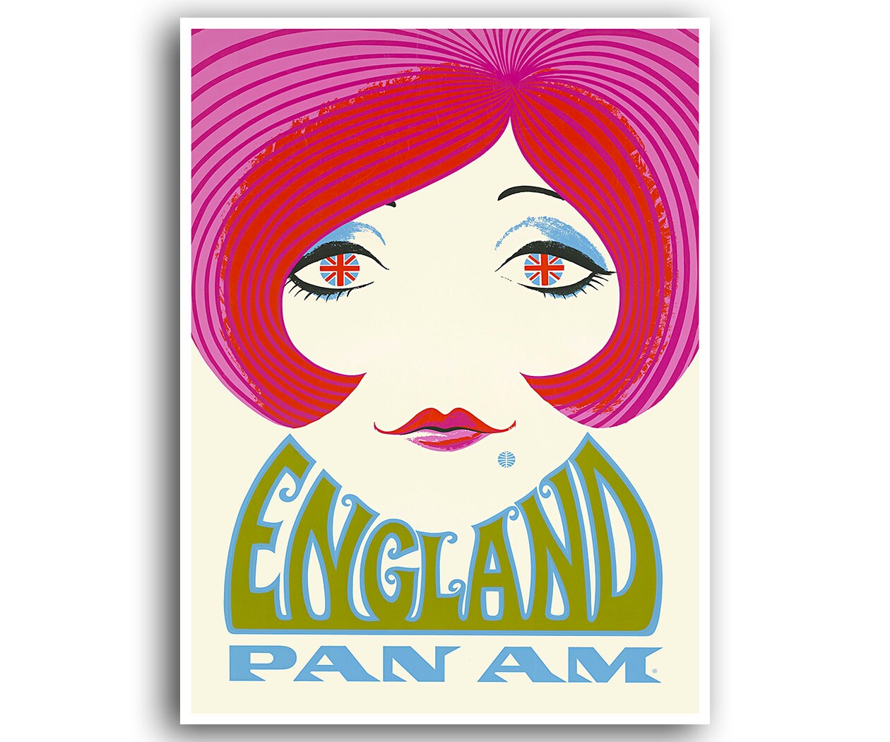 England Retro Art Print Travel Poster Home Decor (XR778)