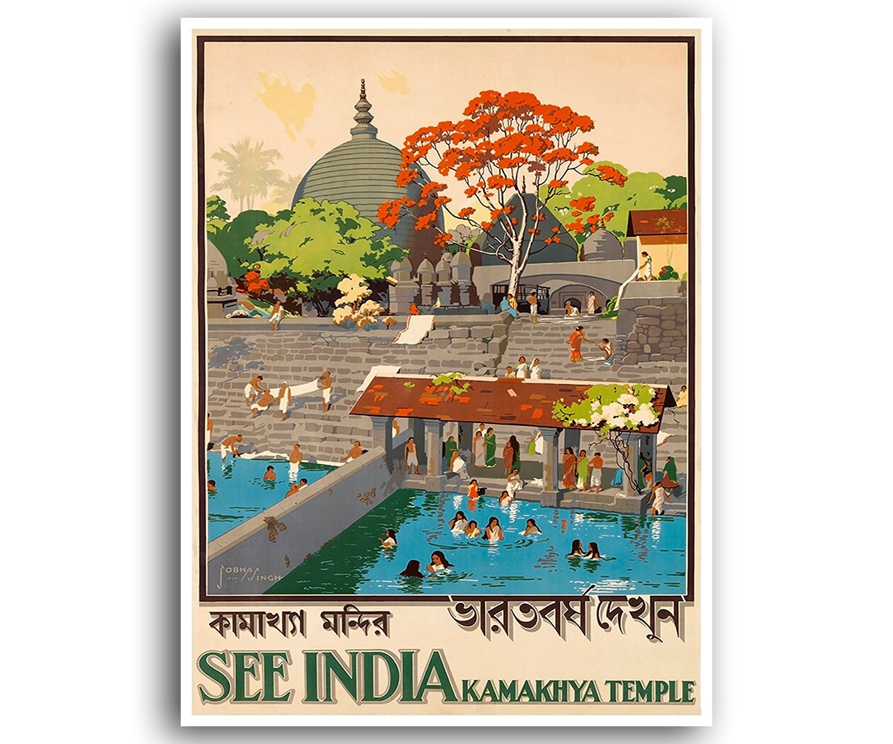 India Travel Poster Home Decor Retro Art Print (XR800)