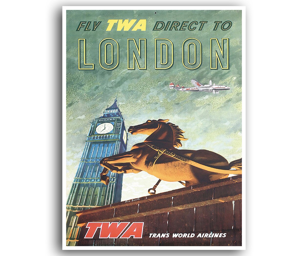 London Travel Poster Home Decor England Retro Art Print (XR722)